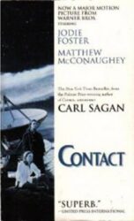 book cover of 'Contact' by Carl Sagan