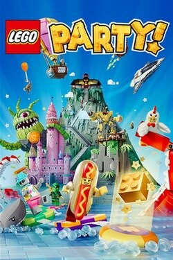 Video game cover for 'Lego Party!'