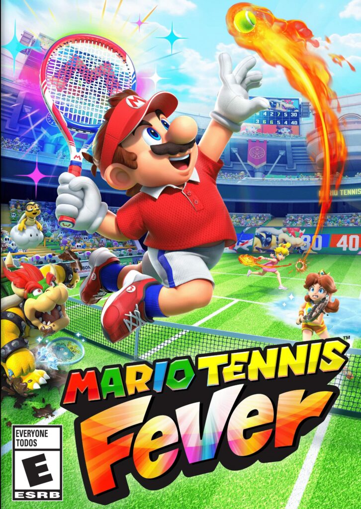Video game cover for 'Mario Tennis Fever'