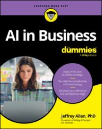 book cover of 'AI in Business for Dummies' by Jeffrey Allan