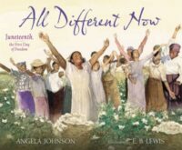book cover of 'All Different Now' by Angela Johnson
