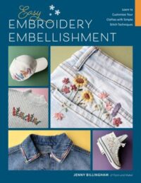 book cover for 'Easy Embroidery Embellishment' by Jenny Billingham