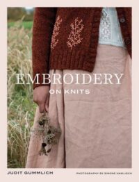 book cover of 'Embroidery on Knits' by Judit Gummlich