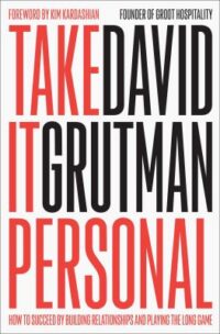 book cover of 'Take it Personal' by David Grutman